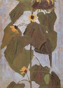 Egon Schiele Sunflower I(mk12) china oil painting reproduction